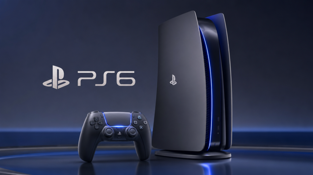 design ilustrativo do ps6